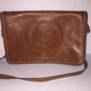 Patricia Nash leather crossbody shoulder bag
